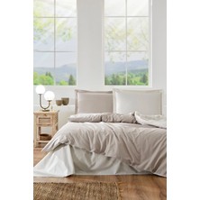 Özdilek Colourist Tek Kişilik Nevresim Takımı Kum Beji - Vanilya