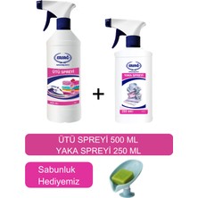 Ersağ Ütü Spreyi 500 ml + Yaka Spreyi 250 ml  - ( Sabunluk Hediyemiz ) 189-04