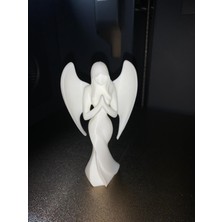 TSC Pla Malzeme Natural Melek Heykeli – Hediyelik Ev Ofis Dekoratif Ürün 13CM