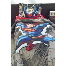 Özdilek Superman Stone Tek Kişilik Lisanslı Kapitone Çocuk Nevresim Takımı