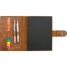 Değirmen Grup A5 Defter ve Ajanda Kılıfı - %100 Rainbow Deri - KO10001 - Camel