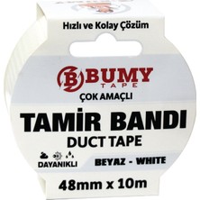 Bumy Duck - Tape Tamir Bandı - 48 mm x 10MT - Beyaz