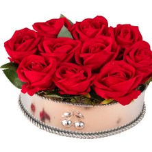 Furya Çiçekçilik Premium Silver Red Rose Deluxe
