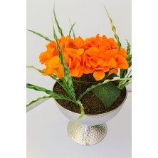 Furya Çiçekçilik Turuncu Işıltı Premium Aranjman