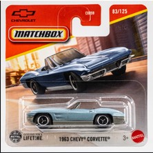 Matchbox 1963 Chevy Corvette Sılver Blue