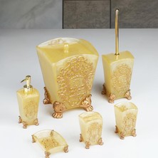 CITY gold 6 Parça Polyester Banyo Seti