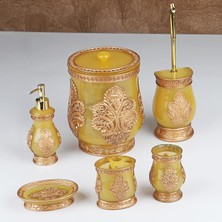 CITY gold 6 Parça Polyester Banyo Seti