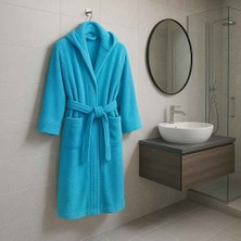 Alesta Home Alesta Home Pamuklu Kapüşonlu Bornoz BRNZ029