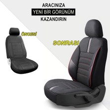 Mevas Yıldız K Serisi Her Araca Uyumlu Universal Oto Koltuk Kılıfı Ön Arka Koltuklar Tam Set