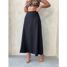 Uzun Astarlı Etek S255043