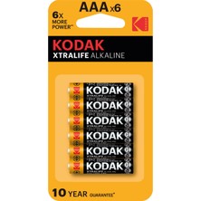 Kodak Xtralife Alkalin Ince Pil Aaa 4+2