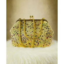 Mazsay El Örgüsü Makrome Çanta