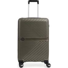 Piel Lino Büyük Boy Polipropilen Valiz PL015239-L Yeşil