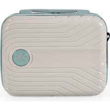 Piel Lino Pıel Lıno Polipropilen Makyaj Çantası PL015239-MK Beyaz-Mavi