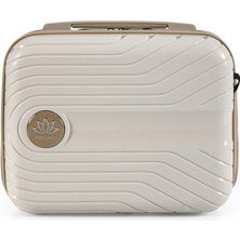 Piel Lino Pıel Lıno Polipropilen Makyaj Çantası PL015239-MK Beyaz-Bej