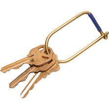 Craighill Wilson Tasarım Anahtarlık, Pirinç Döküm, Mavi Detaylı, Premium Hediye