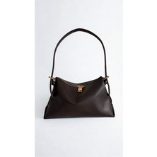 Rivina Marlin Tek Saplı Çift Fermuarlı El Kol ve Omuz Çantası