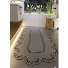 Bhr Creative Jüt Ip Nayla Model Salon Mutfak Balkon Banyo Halı Kilim Paspas