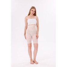 Daniska Freshness 0007 Lazer Kesim Tül Yüksek Bel Şort Korse