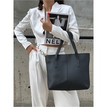 Rivina Soft Touch Büyük Boy Tote Model Kadın El Kol ve Omuz Çantası