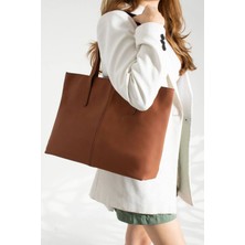 Rivina Soft Touch Büyük Boy Tote Model Kadın El Kol ve Omuz Çantası