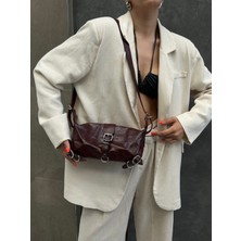 Rivina Nunda Kadın Retro-Vintage Model El Omuz ve Kol Çantası