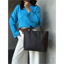 Rivina Soft Touch Büyük Boy Tote Model Kadın El Kol ve Omuz Çantası