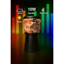 Technozi SP-601 Rgb Işıklı Taşınabilir Şarjlı Bluetooth Hoparlör