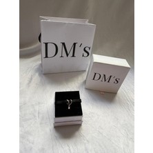DMs Silver Ucu Sarılı Kalpli Gümüş Charm'ı
