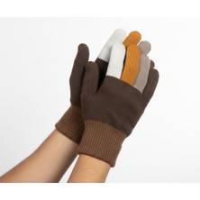 Gigi Giyim Avuç Içi Renkli Erkek Eldiven