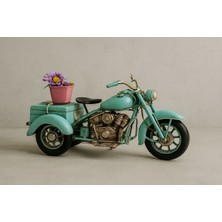 Valenza Store Dekoratif Metal 3 Tekerlekli Motorsiklet- Hediyelik