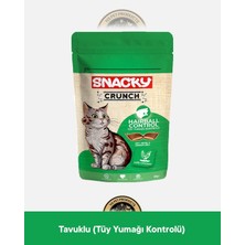 Snacky Crunch Hairball Control - Tüy Yumağı Kontrolü İçin Tavuklu Kedi Ödül Maması 60 gr