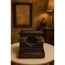 Valenza Store Dekoratif Metal Daktilo Eskitilmiş Tasarım Nostaljik Görünüm Vip