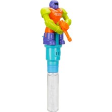 Robot Figürlü Su Oyunu - Baloncuk Oyunu - 625P - Mor Kasklı (Lisinya)