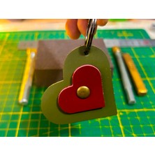 Tozren Deri El İşçilikli Kişiye Özel  Hakiki Deri Hediyelik Anahtarlık, "Kurtarıcı Hediye"