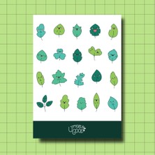Utterly Good Emoji Yaprak Sticker