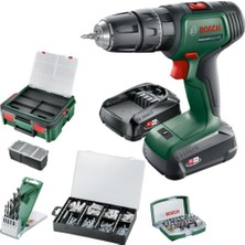 Bosch Güçlü Akülü Darbeli Matkap Seti, 210 Aksesuar ile Çok Yönlü Kullanım