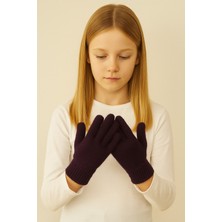 Gigi Giyim Tek Renk Kız Çocuk Eldiven