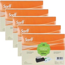Sarff 125 Mic A4 5 'li Paket Laminasyon Filmi (Avantajlı Paket)