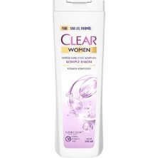 Clear Şampuan 350ML Women Komple Bakım 3 Adet