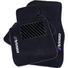 ExpressTr Oto Halı Paspas Seti BMW 3 Serisi Modelleri Uyumlu SLine Sport Kaymaz & Şık Tasarım