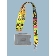 Staffy Avokado Temalı Yaka Ipi