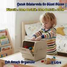 Technow Motek Mt-40 S-Box 8 Litre Çok Amaçlı Organizer Düzenleyici Bej 1 Adet