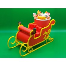 Axelon Noel Kızağı Şeklinde Kase | Santa Claus Sleigh - Yılbaşı Dekor & Şekerlik