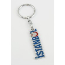 SiHako Istanbul Yazılı Metal Anahtarlık