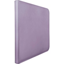 Ultra Pro Fermuarlı Pro Binder Purple 12 Cepli 480 Kart Kapasiteli