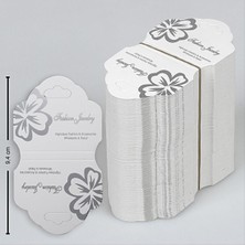 SiHako Çiçekli Kolye Kartı