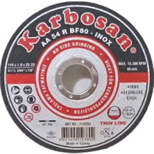 Özbience Çelik Ince Kesme Taşı 115X1.0X22.23, Dayanıklı ve Güçlü Performans