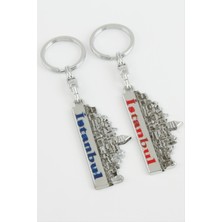 SiHako Istanbul Yazılı Metal Anahtarlık