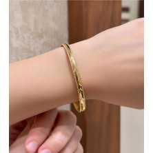 Kuyumcu Nurettin 10 gr (Gram) Dorika Desenli Başak Bilezik 22 Ayar Altın Yatırımlık Işçiliksiz